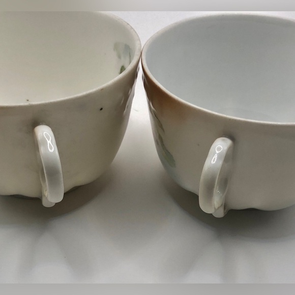 Rosenthal Floral Porcelain Tea Cups and Saucers - Antique - Picture 10 of 12